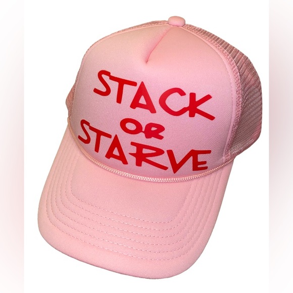 Stack or starve trucker hat brand new - Picture 1 of 1